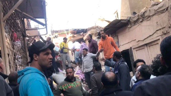 صورة من موقع الانهيار 