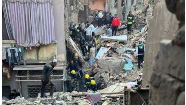 عمليات البحث عن ضحايا عقار امبابة