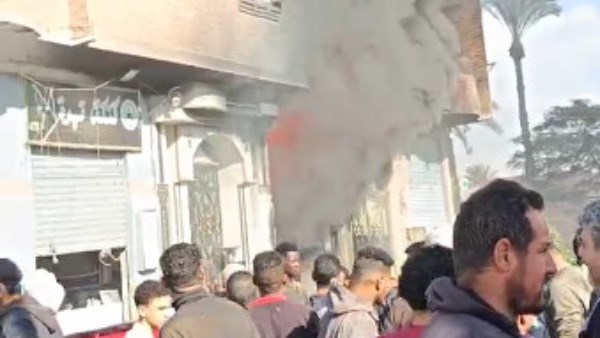 لقطة من الحريق