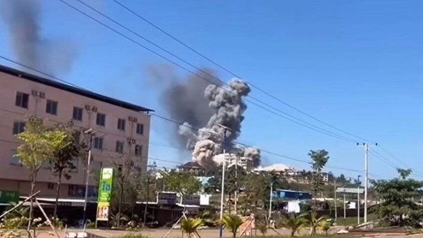 مقاتلات تايلاندية تقصف كازينو في كمبوديا