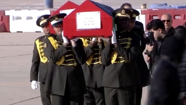 وصول جثمان الحداد 