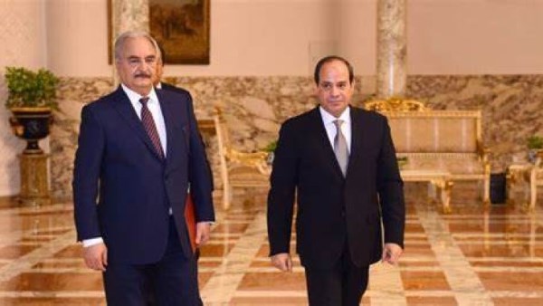  استقبال الرئيس السيسي اليوم، المشير خليفة حفتر القائد العام للجيش الوطني الليبي