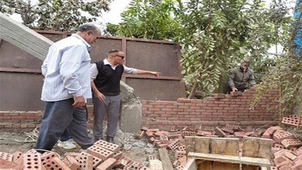 "الإصلاح الزراعي": إزالة 145 حالة تعد على الأراضي الزراعية خلال شهر