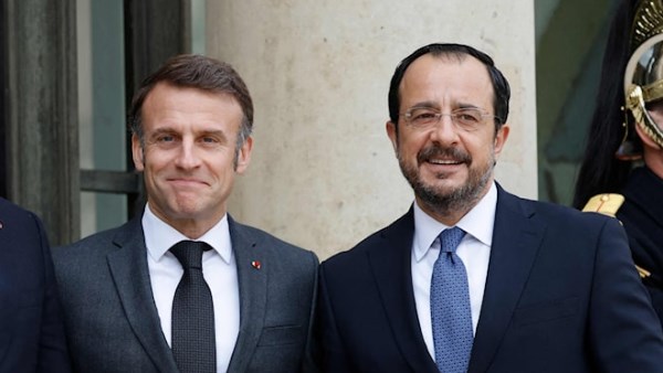 الرئيسان الفرنسي والقبرصي