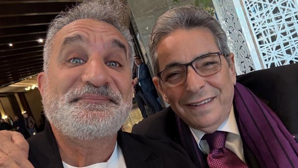 صورة باسم يوسف ومحمود سعد يثير تساؤلات الجمهور