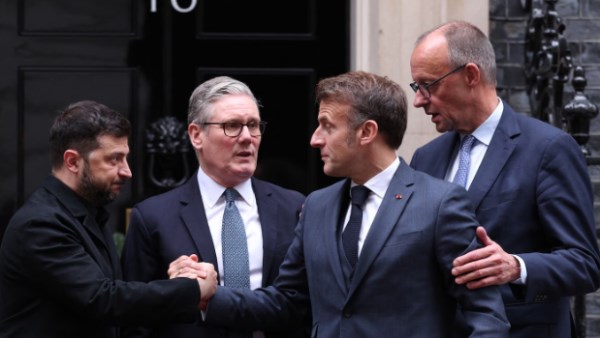 زيلينسكي مع كبار القادة الأوروبيين