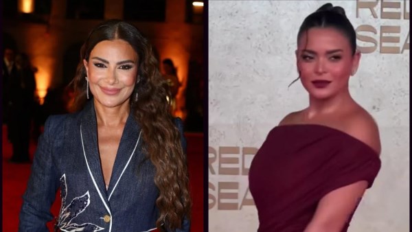 اسماء جلال وصبا مبارك