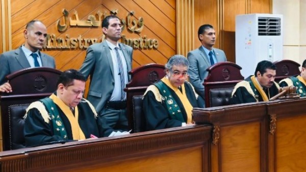 هيئة المحكمة برئاسة المستشار سامح عبد الحكم