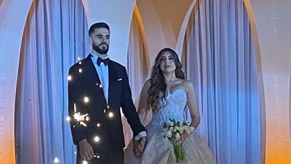 لقطات من حفل زفاف نجم الزمالك محمود بنتايج على إبنة أحمد سليمان