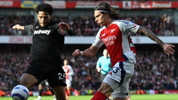 وست هام يفوز على آرسنال 1-0 بالدوري الإنجليزي