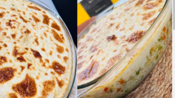 طريقة عمل صينية الأرز بالبشاميل