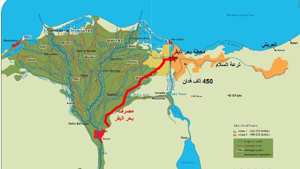 عباس شراقي يطرح رؤية بعد وصول مياه النيل إلى سيناء 