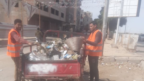 حملة نظافة بحي شرق مدينة أسيوط 