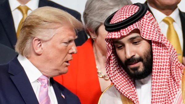 الامير محمد بن سلمان والرئيس ترامب