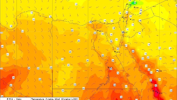 طقس الإثنين .. هذه المحافظة تسجل أعلى درجات الحرارة