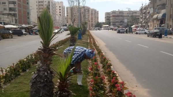 حدائق حي مناخ بورسعيد  تزداد جمالًا في شهر رمضان المبارك