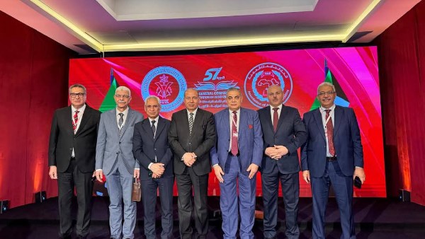 رئيس جامعة المنيا يشارك فى المؤتمر العام لاتحاد الجامعات العربية بدولة الكويت