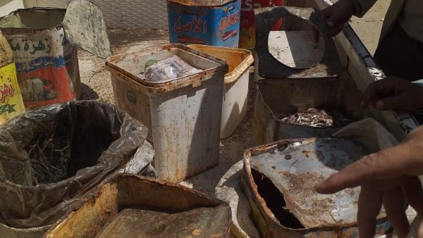 جانب من المضبوطات بسوهاج