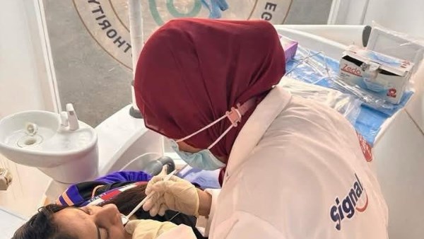زهور بورسعيد يستقبل مبادرة صحتك بالدنيا للكشف المجاني على الأسنان