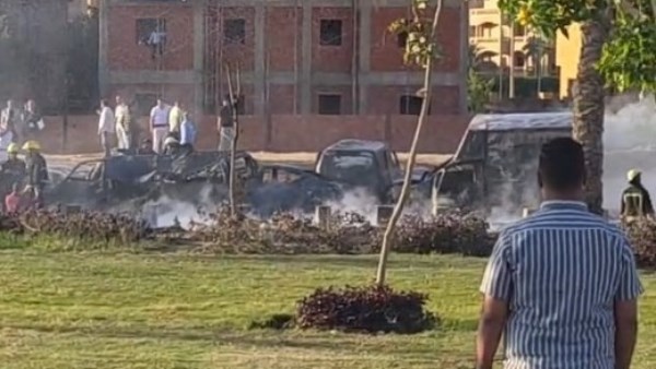 حريق خط الغاز