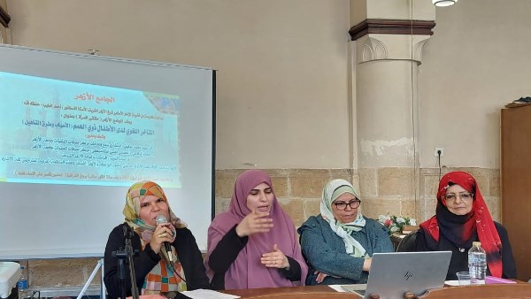 خلال اللقاء الأسبوعي.. ملتقى المرأة بالجامع الأزهر يناقش طرق تأهيل التأخر اللغوي لدى الأطفال ذوي الهمم