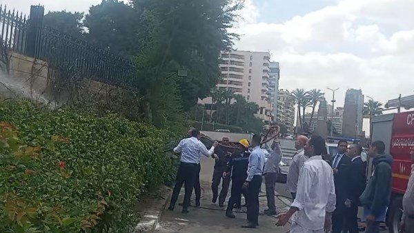 عمليات إخماد الحريق 