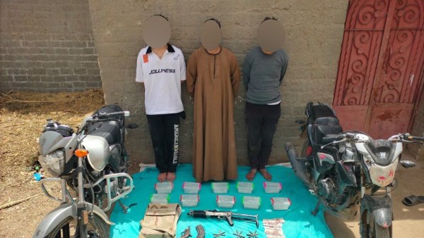 المتهمون المضبوطين 
