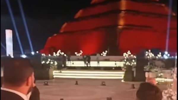 أجواء أسطورية.. أول فيديو وصور من حفل زفاف ليلى أحمد زاهر وهشام جمال