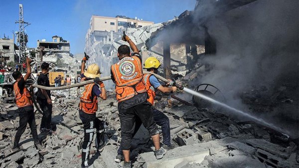الدفاع المدني في غزة