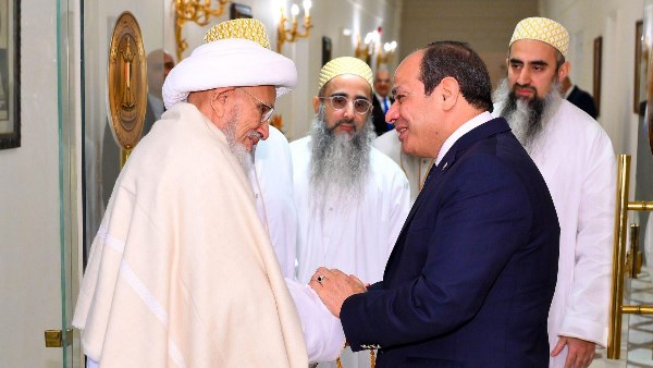 الرئيس السيسي وسلطان البهرة