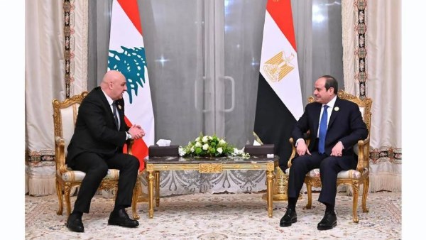 الرئيس السيسي يوجه رسالة للمجتمع الدولي بشأن إعادة إعمار لبنان