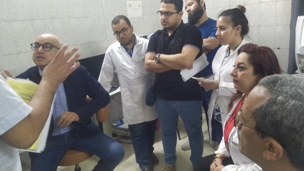 جانب من التدريب