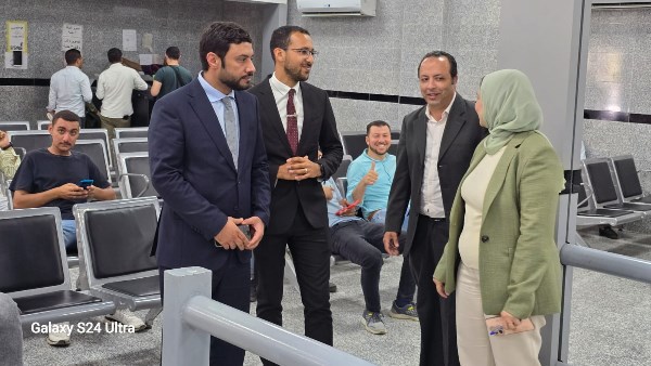 الوفدالسعودي خلال الزيارة