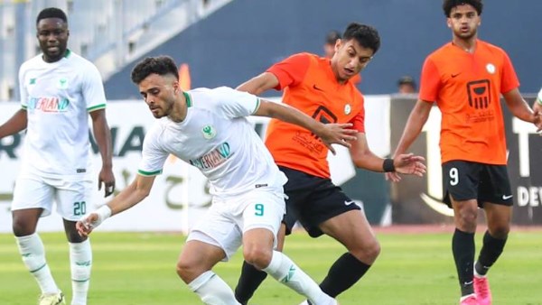 المصري يفوز على البنك الأهلي بهدف قاتل