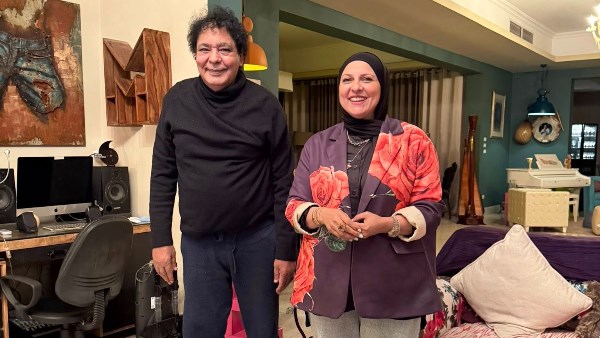 محمد منير ودعاء فاروق 