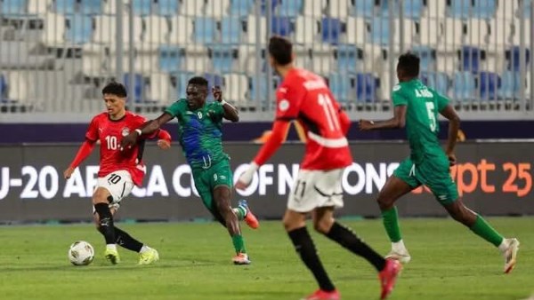 صورة من لقاء مصر وسيراليون 