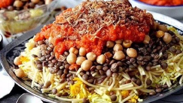 .طريقة عمل الكشرى المصرى على اصوله