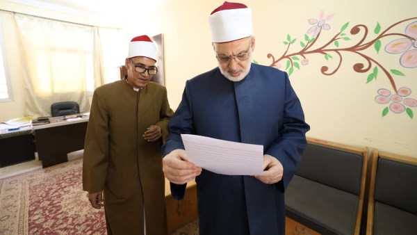  وكيل الأزهر يتفقد لجان مجمع الشروق النموذجي