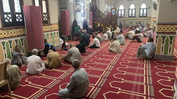 الدكتور محمود الهواري يلقي درس ديني