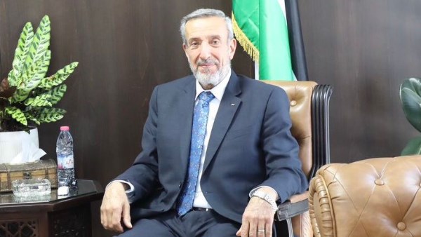 شرحبيل الزعيم وزير العدل الفلسطيني