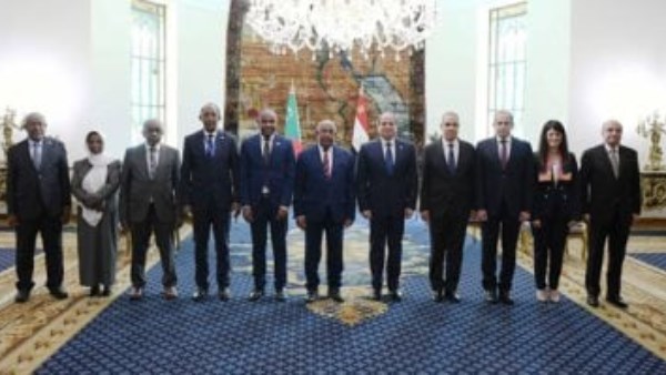 مباحثات الرئيس السيسي مع رئيس جزر القمر المتحدة