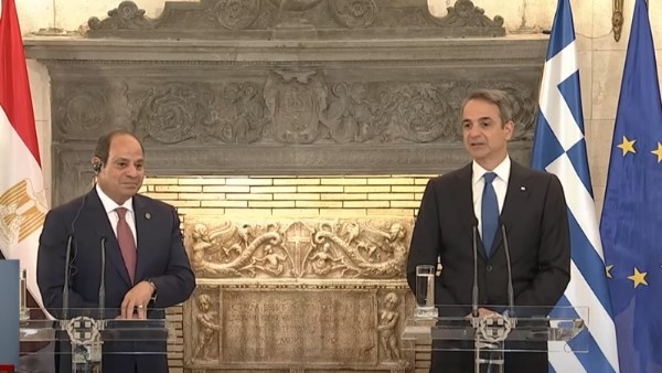 الرئيس السيسي و رئيس وزراء اليونان