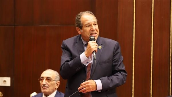 النائب حسام الخولي، رئيس الهيئة البرلمانية لحزب مستقبل وطن بمجلس الشيوخ
