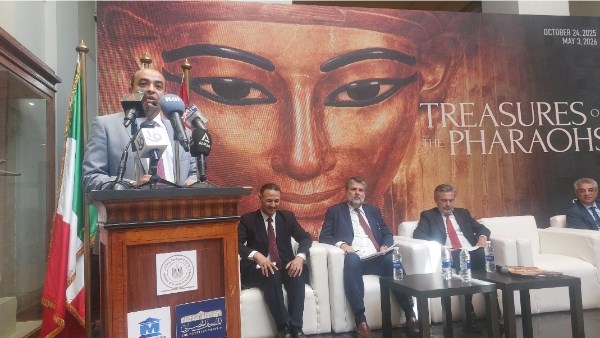 أمين الأعلى للآثار: كنوز الفراعنة ثاني أكبر معرض في إيطاليا