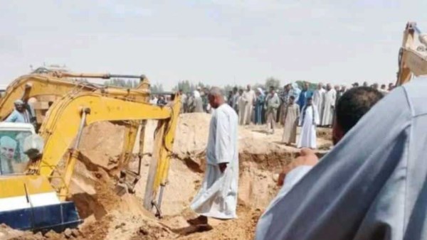 سقوط شخص داخل بئر