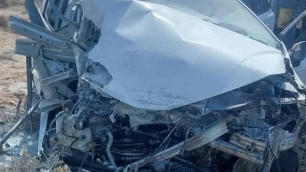 الصور الأولى لحادث سيارة المحامي العام لنيابات استئناف بورسعيد والإسماعيلية| شاهد
