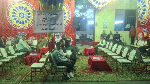 عزاء الفنان نعيم عيسى من مسجد المندرة بالإسكندرية