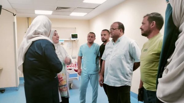 مرور فريق من صحة المنوفية 