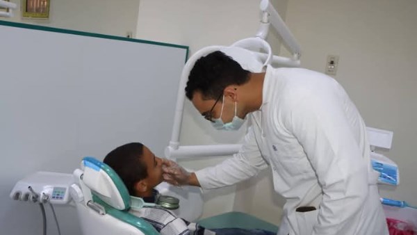علاج 9000 حالة مجانا في العيادات الخارجية بطب الأسنان جامعة المنوفية