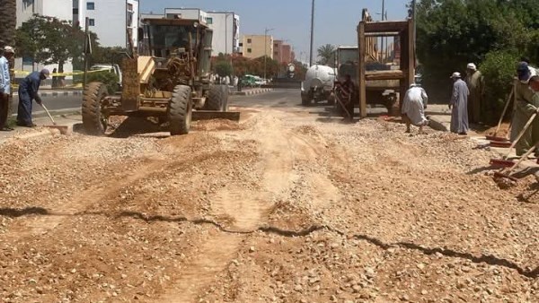 اصلاح الهبوط الارضي في المنوفية 